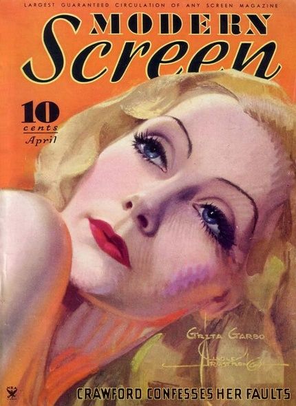 MODERN SCREEN magazine cover Issue 41 April 1934